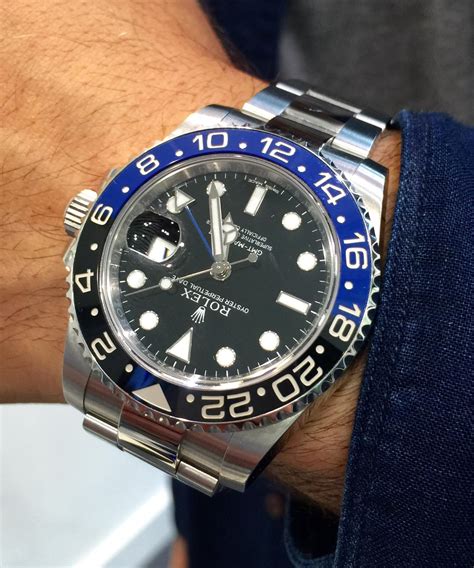 rolex gmt master 2 batman edition